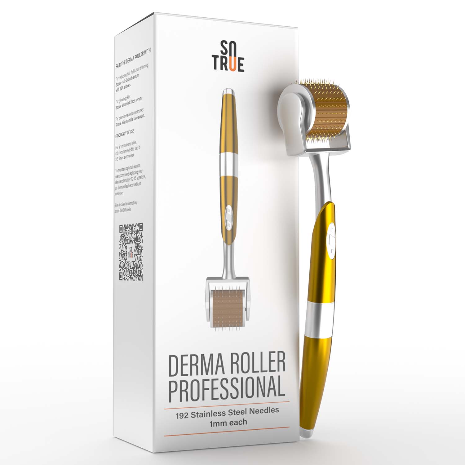 Derma Roller Professional | 192 1mm Stainless Steel Needles