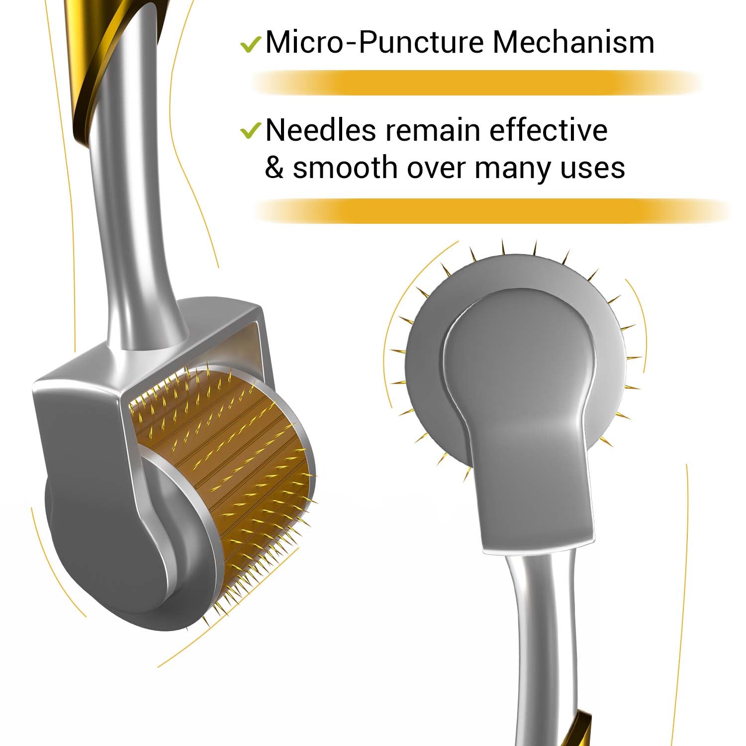 Derma Roller Professional | 192 1mm Stainless Steel Needles