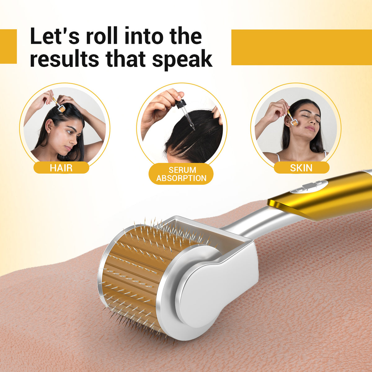 Derma Roller Professional | 192 1mm Stainless Steel Needles